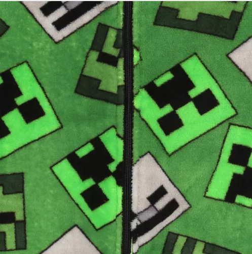 Minecraft Emerald gyerek hosszú pizsama, overál 3 - 4 év / 98 - 104 cm