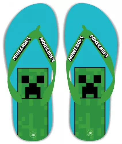 Minecraft Blue gyerek papucs, Flip-Flop 31/32