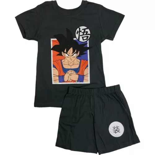 Dragon Ball Saiyan Black gyerek rövid pizsama 7 év / 122 cm