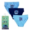 Disney Lilo és Stitch, A csillagkutya Blue gyerek fehérnemű, alsó 3 darab/csomag 2 - 3 év / 92 - 98 cm