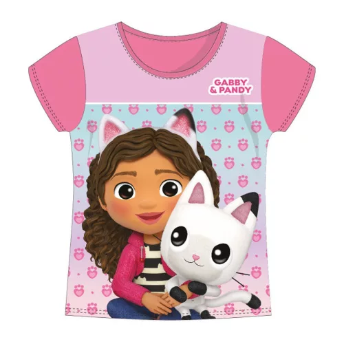 Gabi babaháza Pandy Pink gyerek rövid póló, felső 2 év / 92 cm