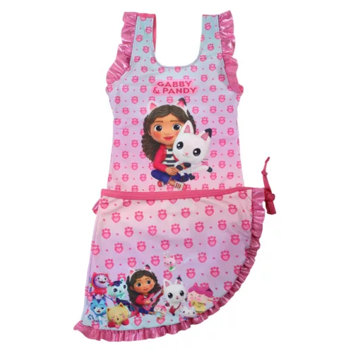 Gabi babaháza Pandy gyerek fürdőruha és sarong szett 7 - 8 év / 122 - 128 cm