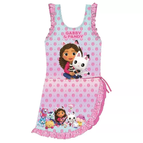 Gabi babaháza Pandy gyerek fürdőruha és sarong szett 7 - 8 év / 122 - 128 cm
