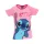 Disney Lilo és Stitch, A csillagkutya Surprised Light Pink gyerek rövid póló, felső 3 év / 98  cm