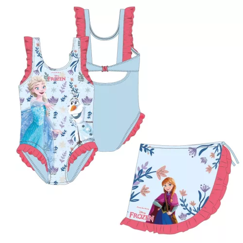 Disney Jégvarázs Frolic gyerek fürdőruha és sarong szett 3 - 4 év / 98 - 104 cm
