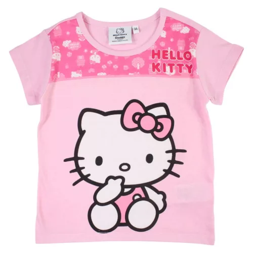 Hello Kitty Cutie Light Pink gyerek rövid pizsama 5 év / 110 cm