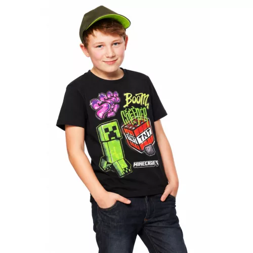 Minecraft Explosive gyerek rövid póló, felső 8 év / 128 cm