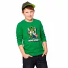 Minecraft Battle Green gyerek hosszú ujjú póló, felső 6 év / 116 cm