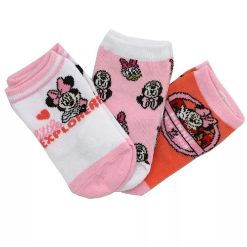 Disney Minnie Explorer White baba zokni 0/6 hó