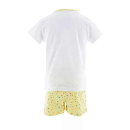 Disney Jégvarázs Best Sisters White gyerek rövid pizsama 4 év / 104 cm