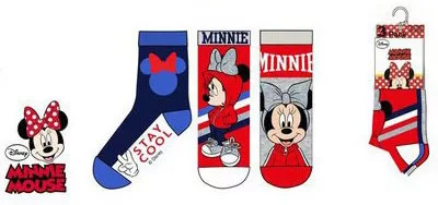 Disney Minnie Stay Cool Red gyerek zokni 31/34