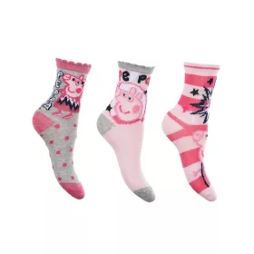 Peppa malac Sparkle Steps Grey gyerek zokni  27/30