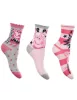 Peppa malac Sparkle Steps Grey gyerek zokni  31/34