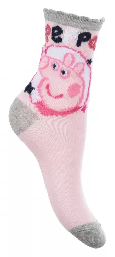 Peppa malac Sparkle Steps Grey gyerek zokni  31/34