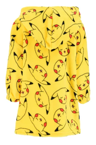 Pokémon Pika belebújós plüss polár takaró, poncsó 4 év / 104 cm