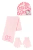 Hello Kitty Bow Pink gyerek sapka + sál + kesztyű szett 54 cm