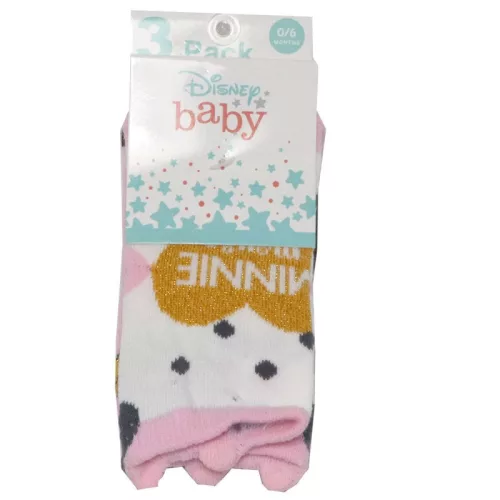 Disney Minnie Heart baba zokni 0/6 hó