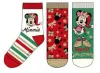 Disney Mickey, Minnie Gift Karácsonyi gyerek zokni 23/26