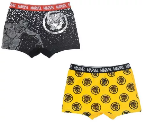 Bosszúállók Black Panther gyerek boxeralsó 2 darab/csomag 4 - 5 év / 104 - 110 cm