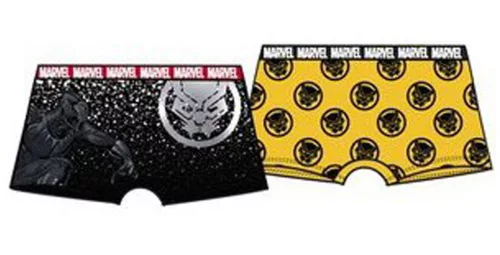 Bosszúállók Black Panther gyerek boxeralsó 2 darab/csomag 4 - 5 év / 104 - 110 cm
