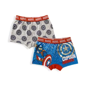   Bosszúállók Captain America gyerek boxeralsó 2 darab/csomag 6 - 8 év / 116 - 128 cm