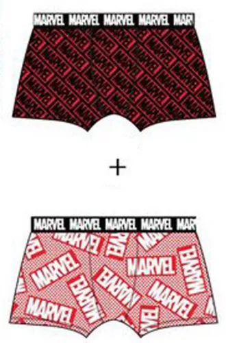 Marvel Red férfi boxeralsó 2 darab/csomag S
