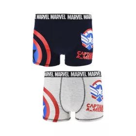 Marvel Captain America férfi boxeralsó 2 darab/csomag S