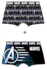 Bosszúállók Captain America Blue férfi boxeralsó 2 darab/csomag L