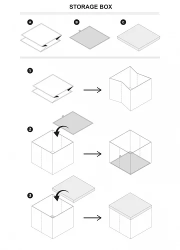 Fisher Price Happy Day játéktároló 30×30×30 cm