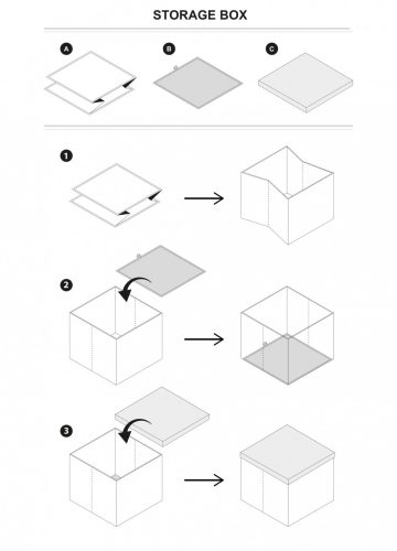 Disney Mickey Cheerful játéktároló 30×30×30 cm