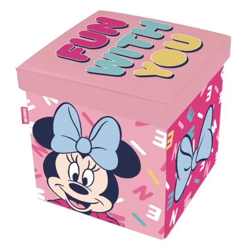 Disney Minnie Fun játéktároló 30×30×30 cm