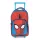 Pókember Web Weaver gurulós ovis hátizsák, táska 36 cm