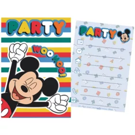 Disney Mickey Woohoo party meghívó