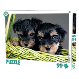 Kutyás Yorkie puzzle 99 db-os