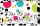 Disney 101 Kiskutya Polka dots tányéralátét 43x28 cm