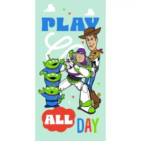   Disney Játékháború All Day fürdőlepedő, strand törölköző 70x140cm (Fast Dry)
