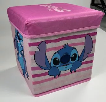 Disney Lilo és Stitch, A csillagkutya Sweet Hearts játéktároló 30×30×30 cm