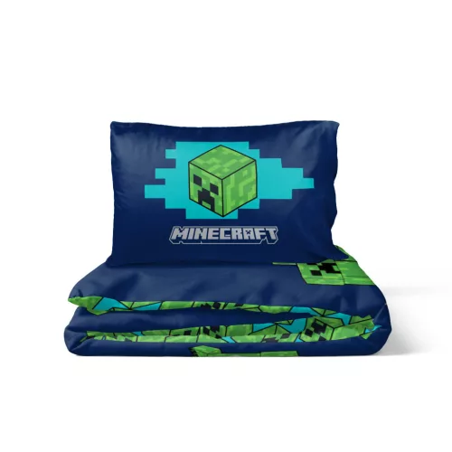 Minecraft Game Over Creepers ágyneműhuzat 140×200cm, 70×90 cm