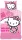 Hello Kitty Pink World gyerek, ovis ágyneműhuzat 100×135 cm, 40×60 cm