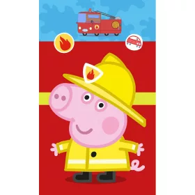  Peppa malac Fireman kéztörlő, arctörlő, törölköző 30x50 cm