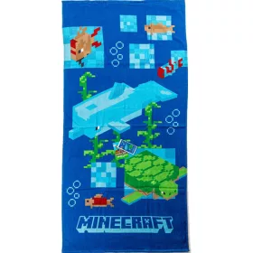   Minecraft Aquatic fürdőlepedő, strand törölköző 70x140cm
