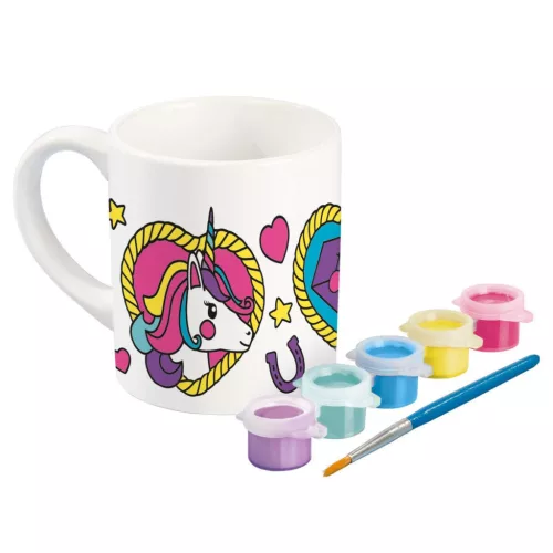 Unikornis Heart festhető porcelán bögre 235 ml Díszdobozban
