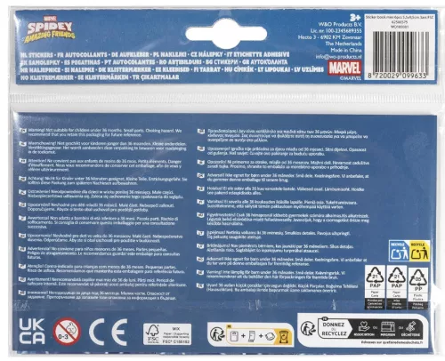 Pókember Spidey Friends mini matrica szett 6 db-os