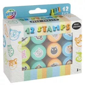 Állatos Blue nyomda szett 12 db-os