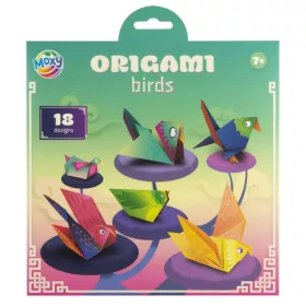 Állatos Birds origami papír 18 db-os