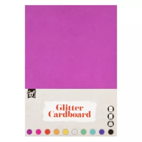   Színes Craft csillámos karton papír, rajzpapír A4 12 szín