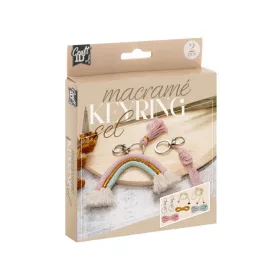   Makramé Rainbow kulcstartó készítő kreatív szett 2 db-os