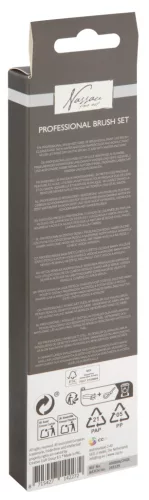 Professzionális Nassau ecset szett 3 db-os