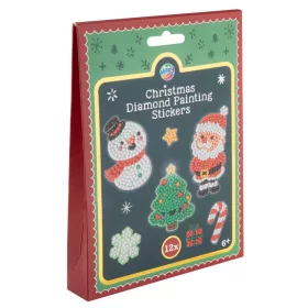 Karácsonyi Holiday gyémántszemes matrica szett 12 db-os
