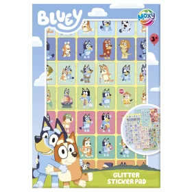 Bluey Friends csillámos matricás album 8 ív